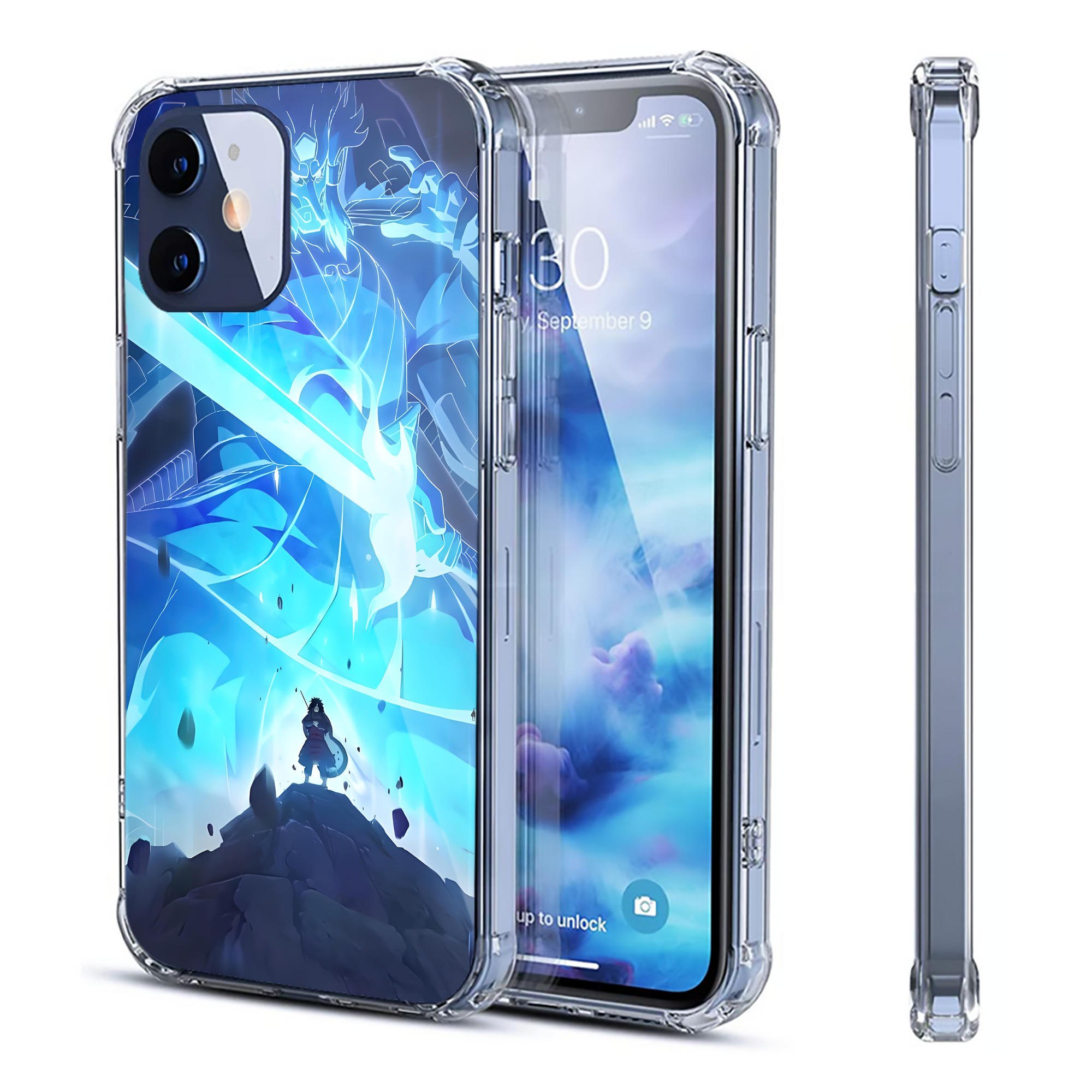 （画像用） NARUTO -ナルト- NARUTO -ナルト- 疾風伝 【iPhone 12シリーズ対応】透明スマホケース（クリアソフトケース）